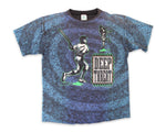 90's All Over Print Deep Threat Baseball Vintage T-Shirt