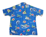 Vintage 90s Bugs Bunny Surf Mens Hawaiian Shirt