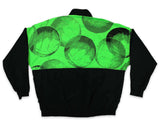 Vintage 90s Neon Volleyball Pullover Jacket Back | REVIVAL Online Store