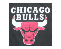 Vintage 90s Chicago Bulls Faded T-Shirt Detail