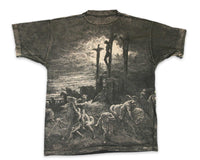 Vintage 90s Jesus Christ Crucifixion All Over Print T-Shirt │ REVIVAL Clothing