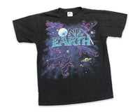 90's One Earth One Chance Vintage Galaxy T-Shirt