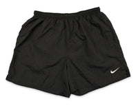 Vintage 90s Nike Black Swoosh Mens Shorts | REVIVAL Clothing