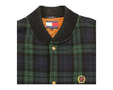 90s Tommy Hilfiger Clothing Tag on a Varsity Men's Jacket