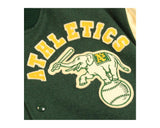 90s Oakland Athletics Chalk Line Varsity Jacket | REVIVAL Clothing